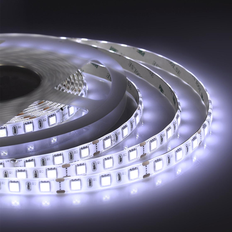 Светодиодная влагозащищенная лента 14,4W/m 60LED/m 5050SMD холодный белый Белый Светодиодная влагозащищенная лента 14,4W/m 60LED/m 5050SMD холодный белый Белый в Сочи | Loft Concept