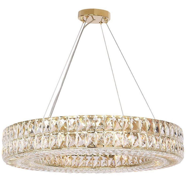 Люстра Crystal Regena Gold Chandelier 13 Золотой Прозрачный (Transparent) в Сочи | Loft Concept 