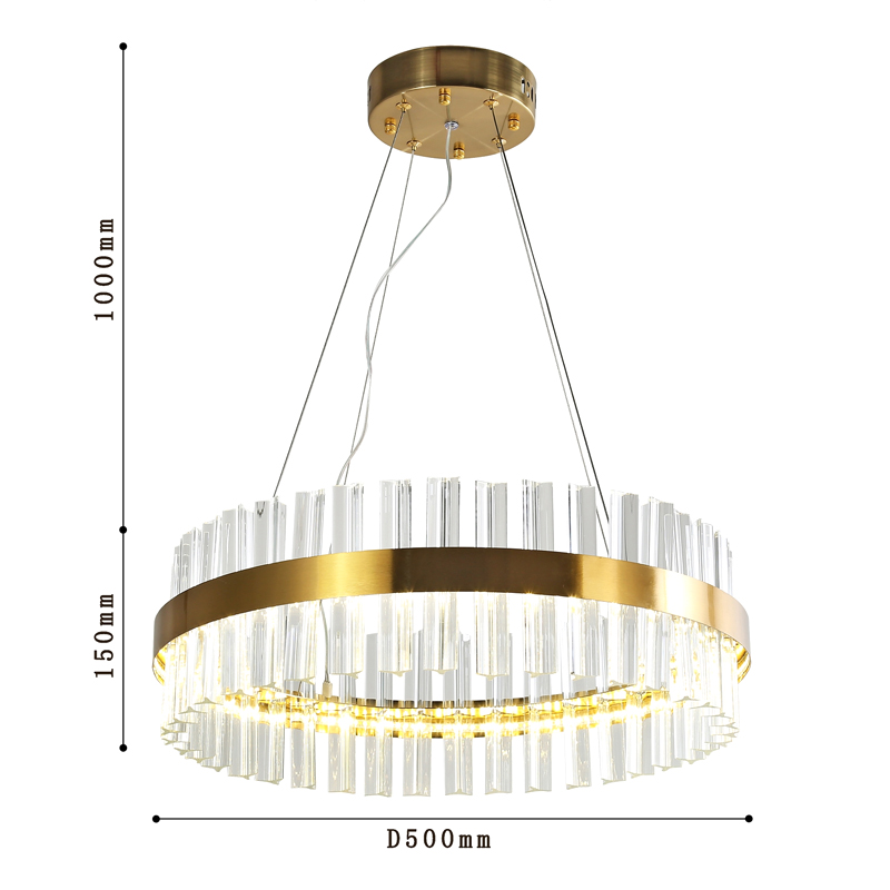 Кольцевая светодиодная люстра Ring Horizontal 50 см в Сочи