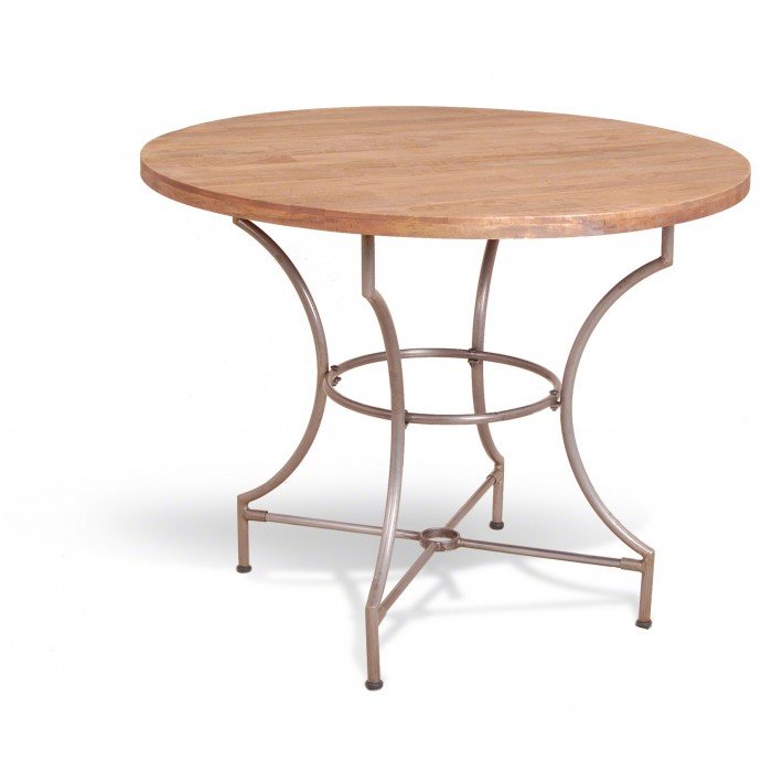 Cтол Industrial Metal Rust Round Dining Table  в Сочи | Loft Concept 