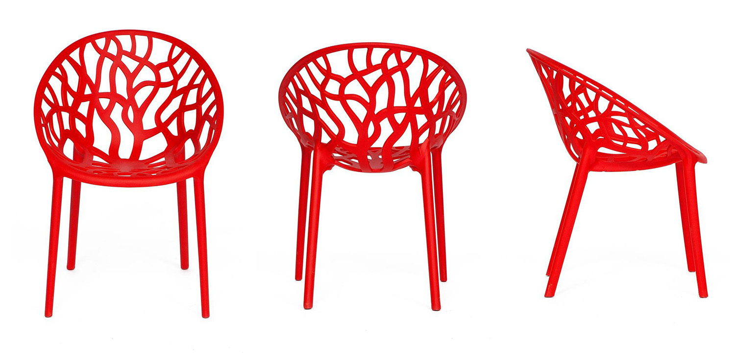 Стул Contes de jardin red - фото