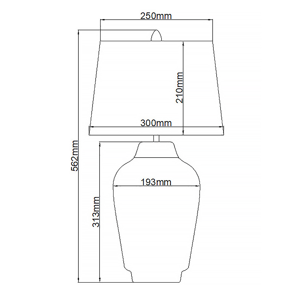 Настольная лампа с белым конусным абажуром и ребристым керамическим основанием Quintiesse в Сочи