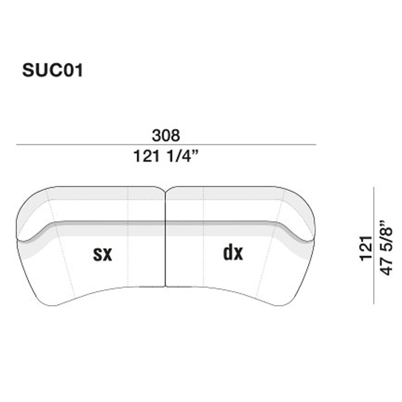 Дизайнерский модульный диван SURF Modular Sofa в Сочи