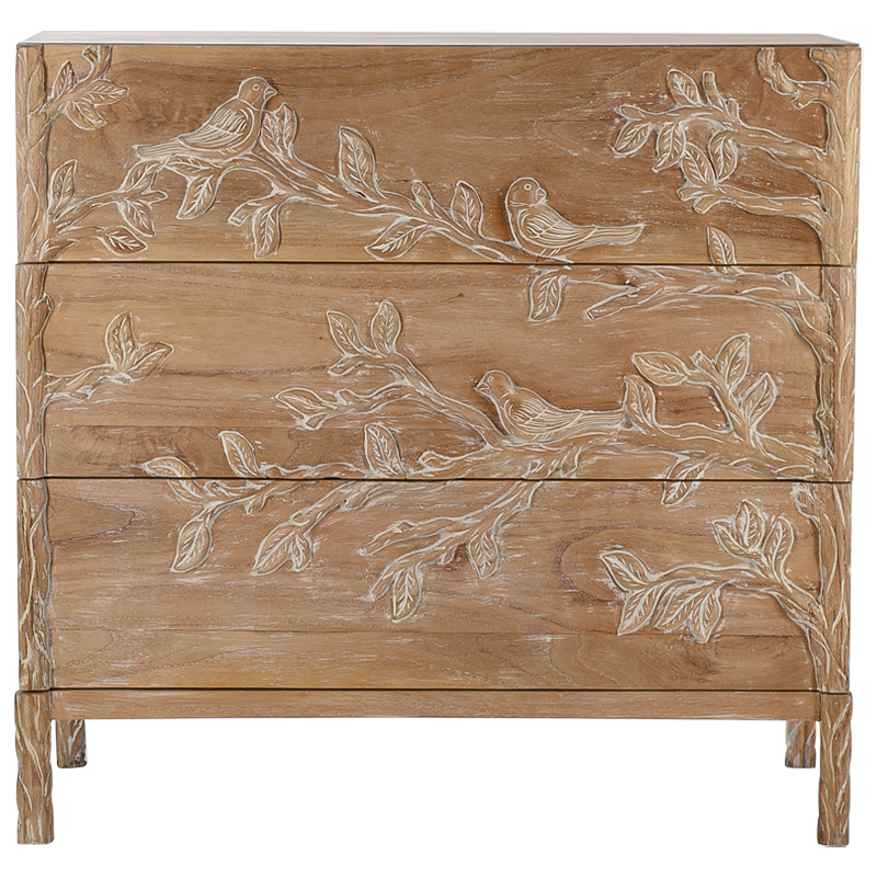 Комод с птицами Land & Sky Chest of Drawers Древесина в Сочи | Loft Concept 