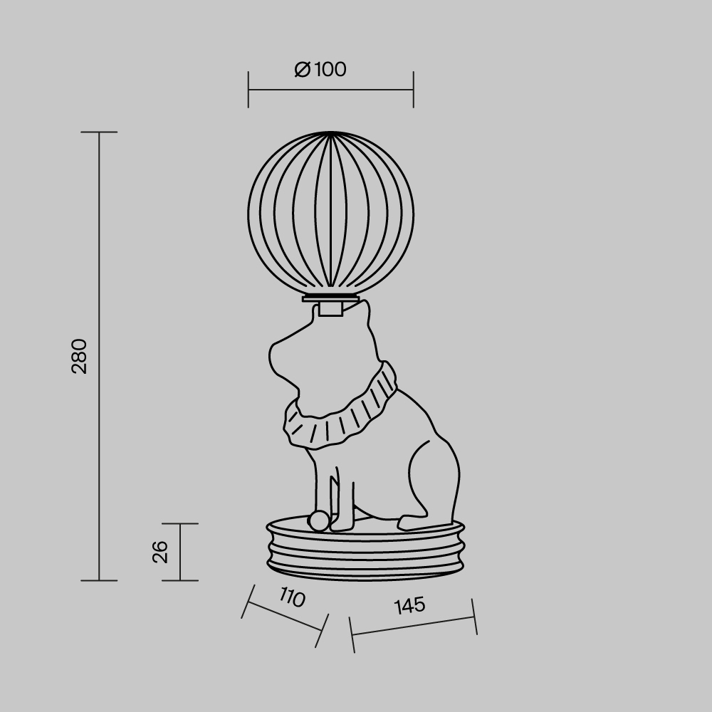 Настольный светильник Senor Capybara 3000К 5Вт в Сочи