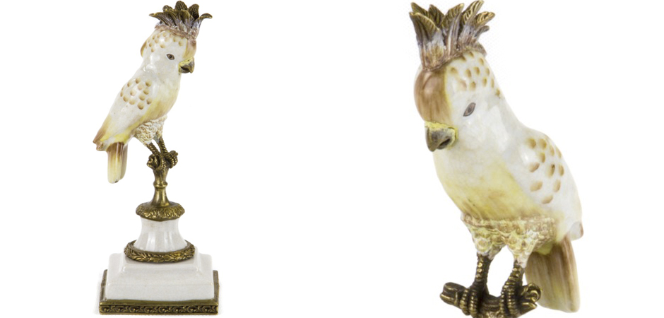 Статуэтка White Crested Parrot Статуэтка White Crested Parrot - Loft-Concept в Сочи