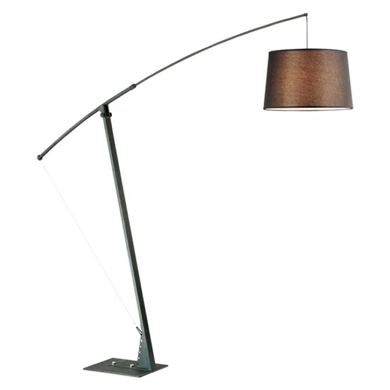 Торшер Floor Lamp Colin black Коричневый в Сочи | Loft Concept 