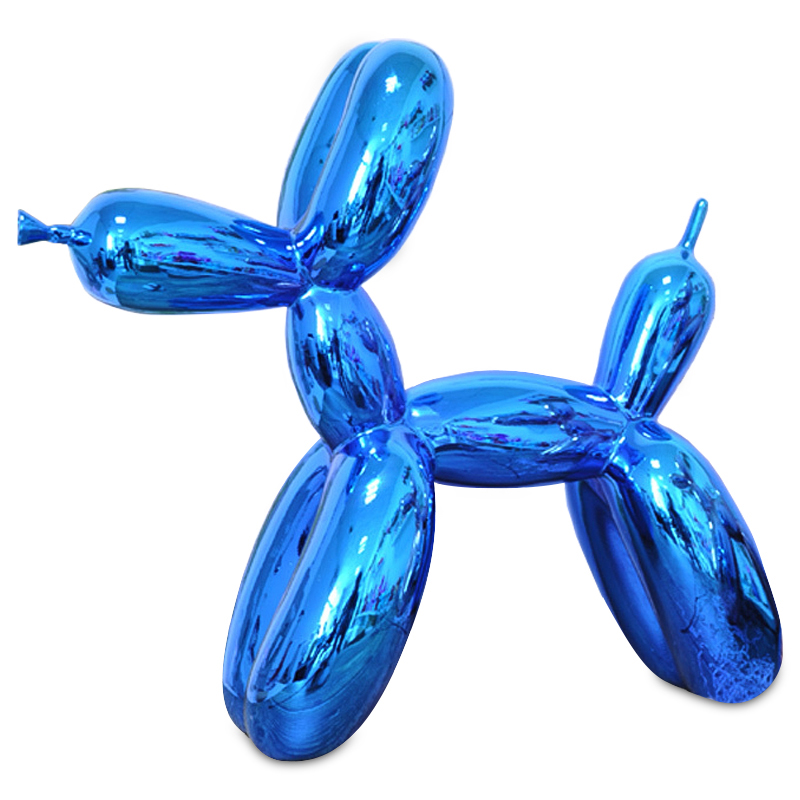 Статуэтка Jeff Koons Balloon Dog shining blue Светло-синий в Сочи | Loft Concept 