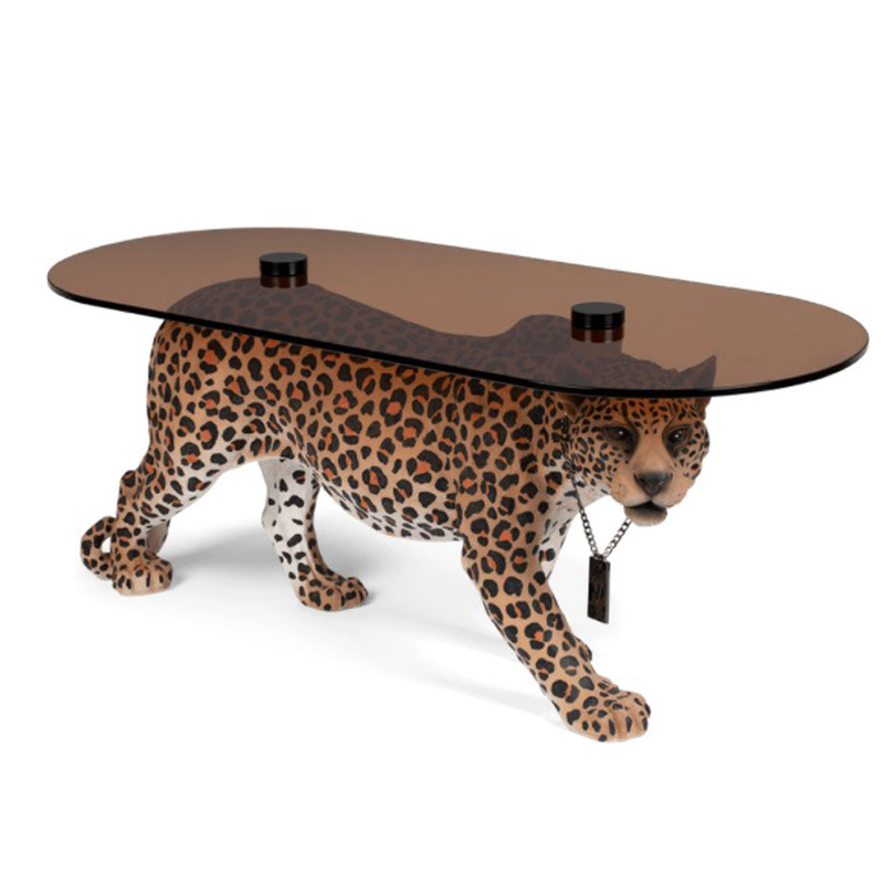 Кофейный стол DOPE AS HELL COFFEE TABLE SPOTTED Коричневый в Сочи | Loft Concept 