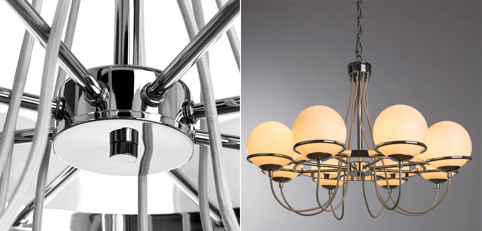 Люстра Melissa Chandelier Chromium Люстра Melissa Chandelier Chromium - Loft-Concept в Сочи