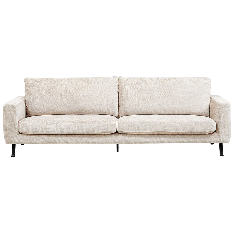 Диван Rowse Beige Sofa Бежевый Черный в Сочи | Loft Concept 