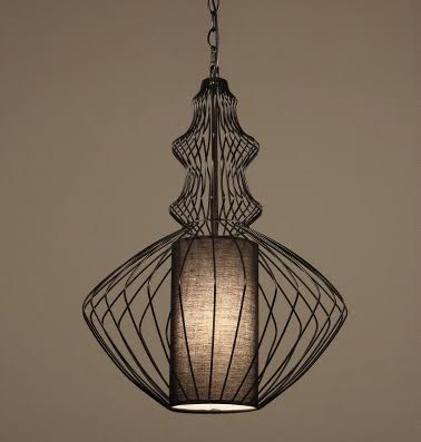 Подвесной светильник Wire Dream Pendant 2 Черный Белый в Сочи | Loft Concept 