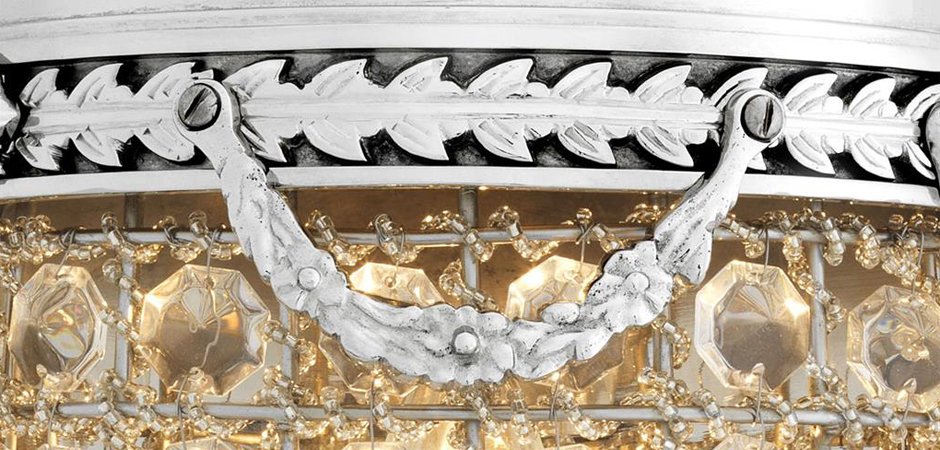 Бра Eichholtz Wall Lamp Emperor Nickel - Loft-Concept в Сочи