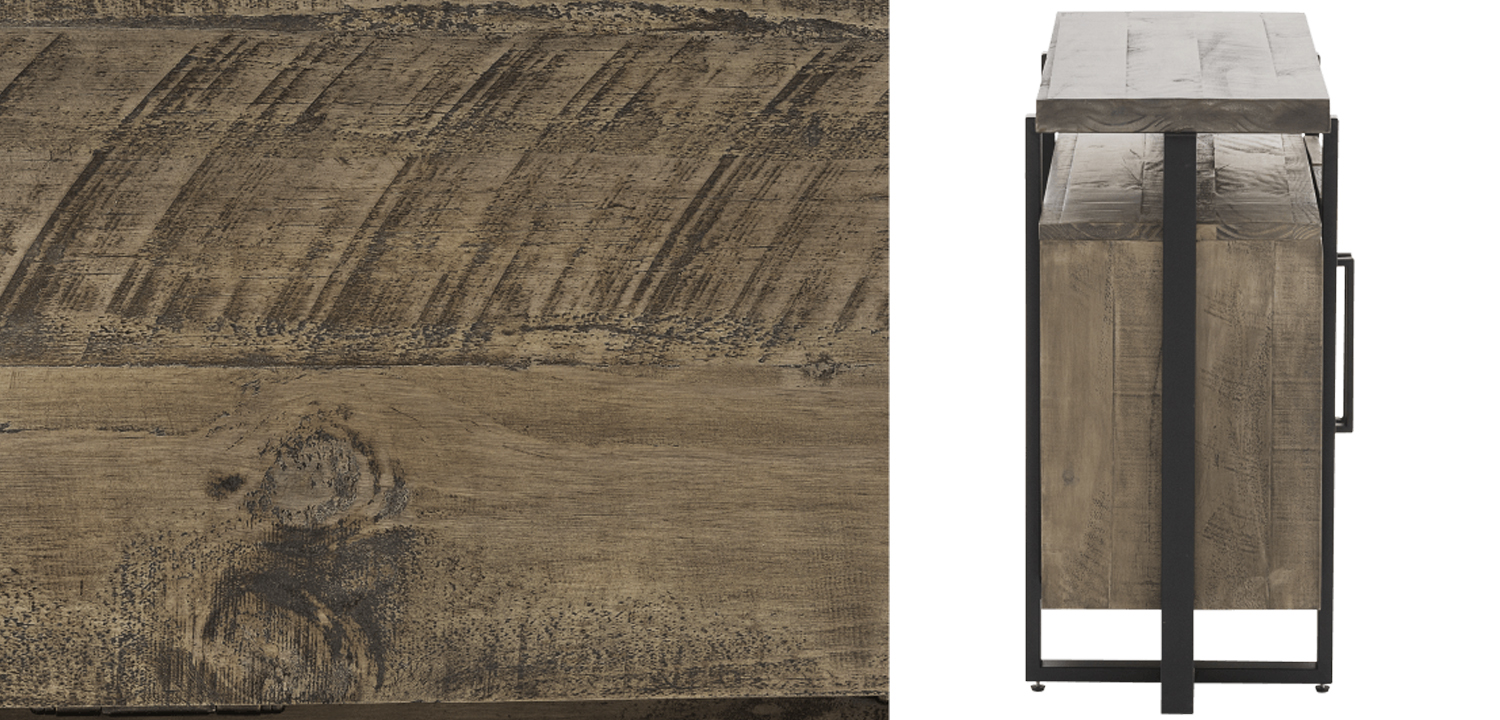 Комод в стиле Лофт Mads Wood Chest of Drawers - фото №1