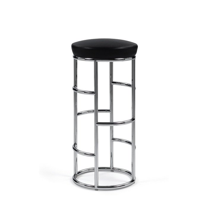 Барный стул Satish Bar Stool Черный Белый в Сочи | Loft Concept 