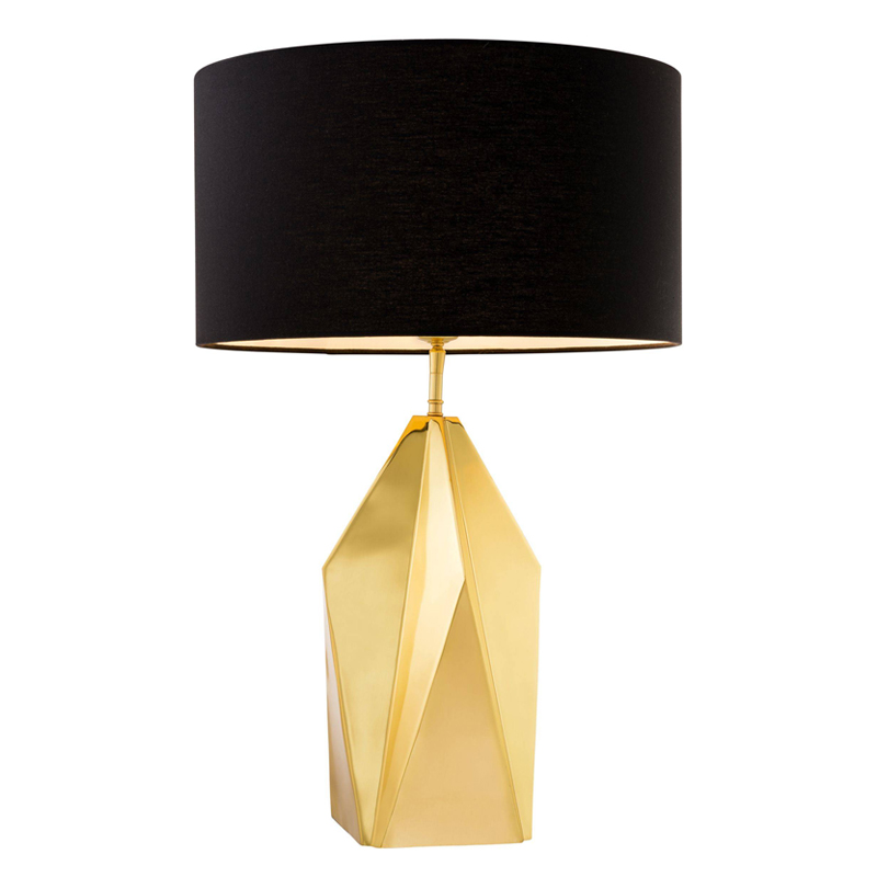 Настольная лампа Eichholtz Table Lamp Setai brass Латунь Черный в Сочи | Loft Concept 