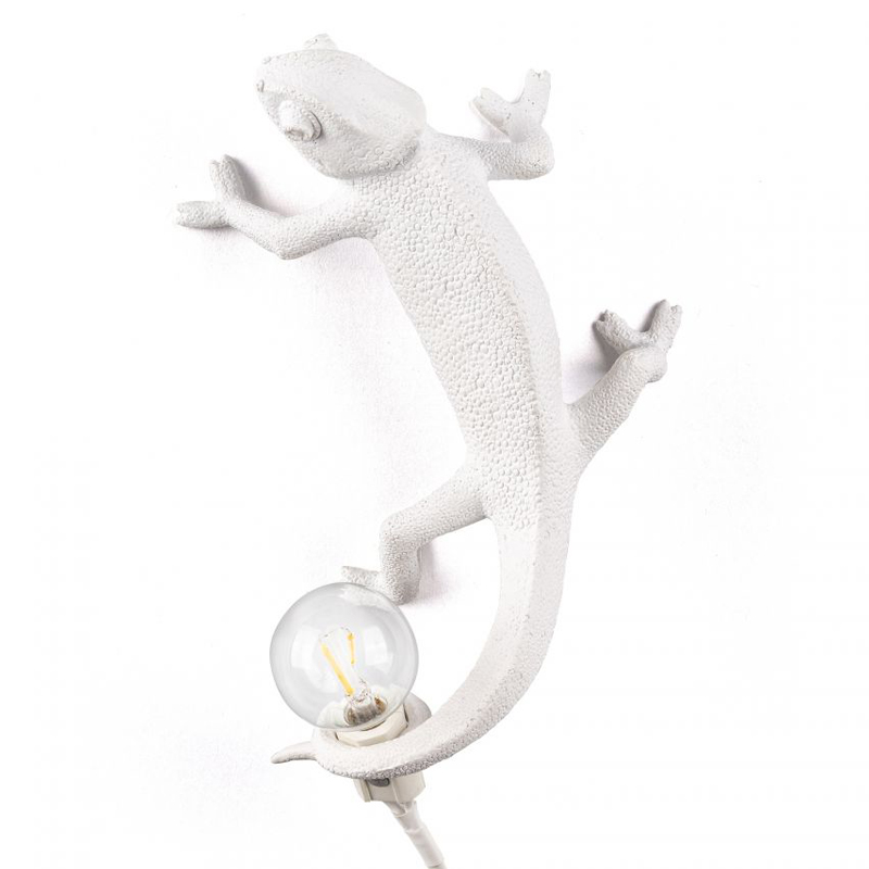 Бра Seletti Chameleon Lamp Going Up Белый в Сочи | Loft Concept 