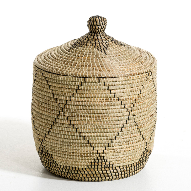 Ваза с крышкой Wicker Vase With Lid  в Сочи | Loft Concept 