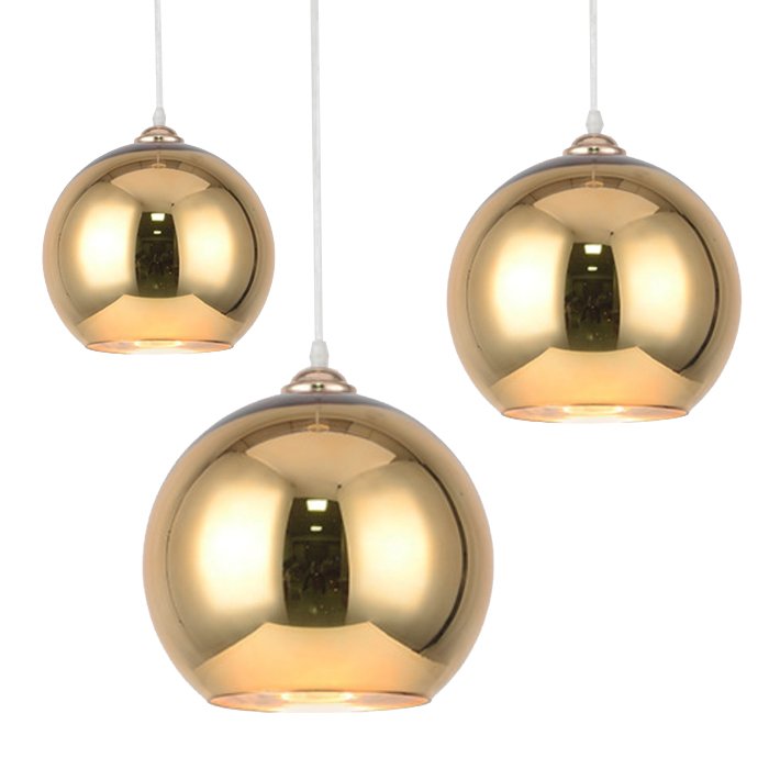 Подвесной светильник GOLD mirror shade modern pendant Золотой в Сочи | Loft Concept 