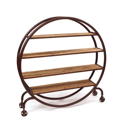 Стеллаж Industrial Metal Round Bookshelf  в Сочи | Loft Concept 