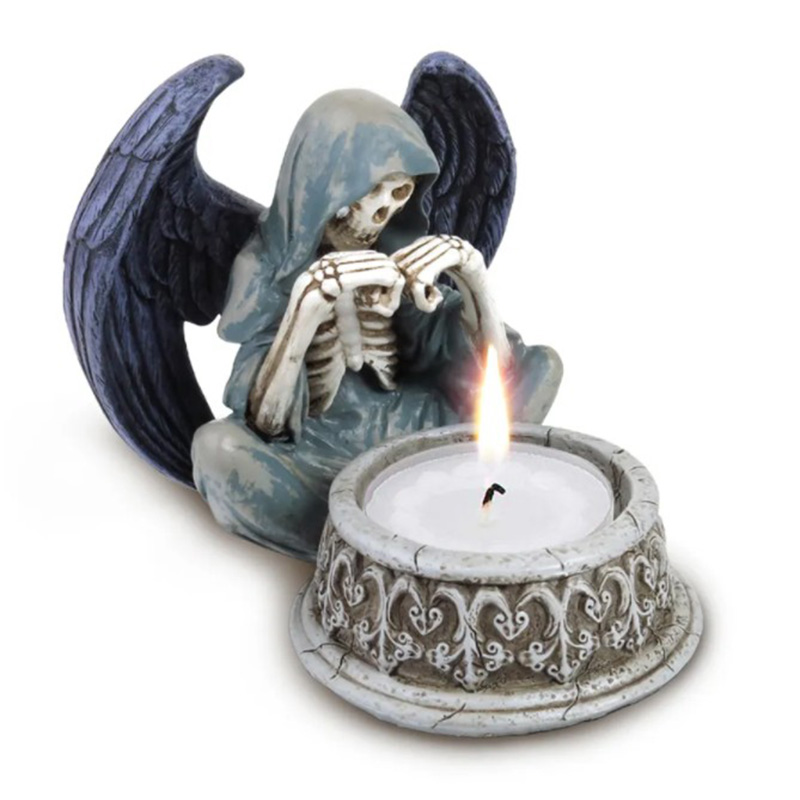 Подсвечник Angel of Death Candlestick Серый в Сочи | Loft Concept 