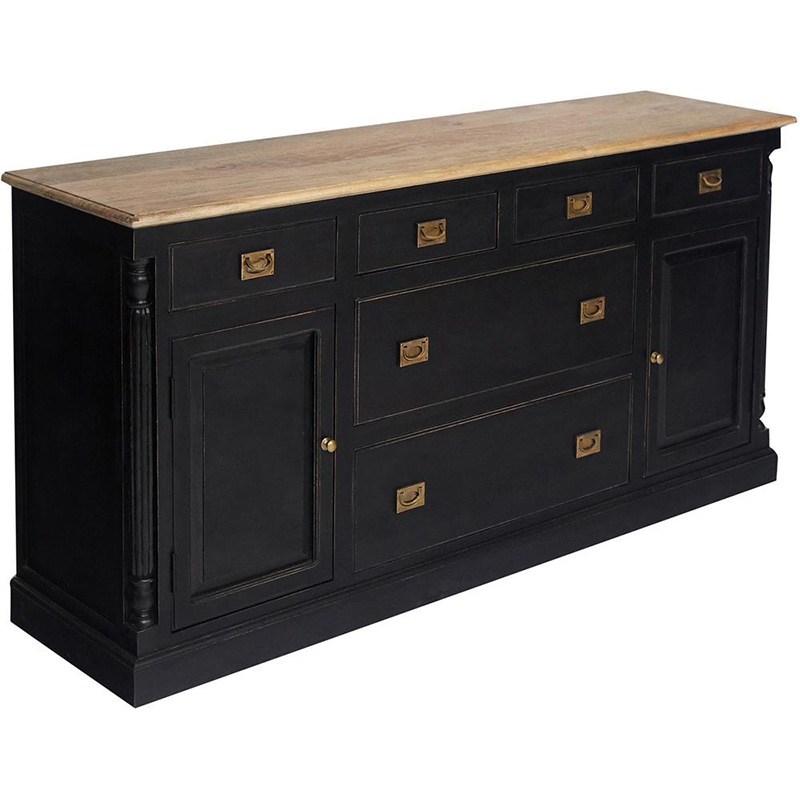 Комод Provence Sylvie Chest of Drawers Черный Древесина в Сочи | Loft Concept 