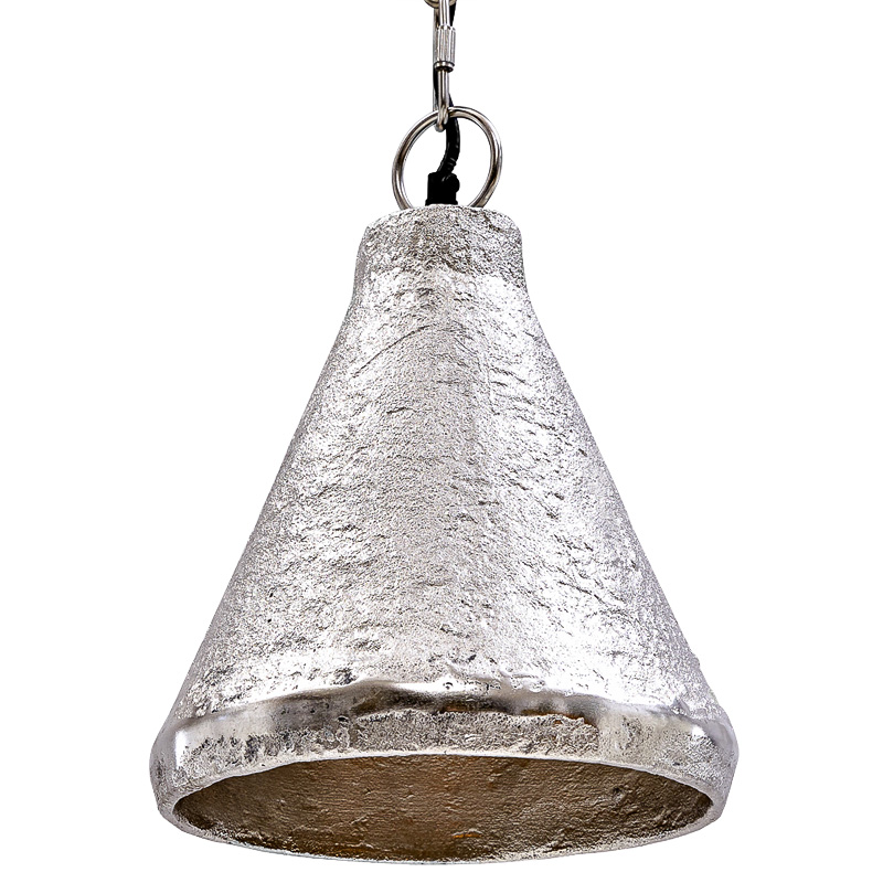 Подвесной светильник Rough Silver Pendant Серебряный в Сочи | Loft Concept 