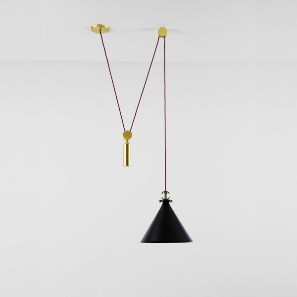 Подвесной светильник Shape up Pendant Cone Black Черный в Сочи | Loft Concept 