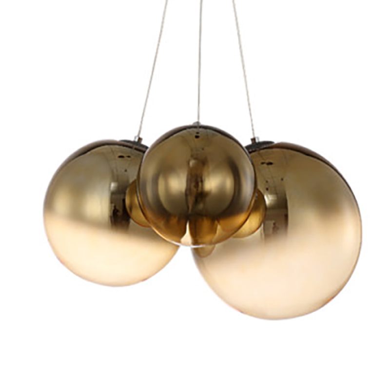 Светильник подвесной Golden balls lamp Золотой в Сочи | Loft Concept 