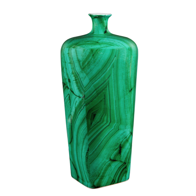 Ваза Malachite Vase flask Малахит в Сочи | Loft Concept 