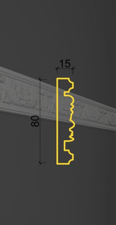 Молдинг с орнаментом MO-15 в Сочи
