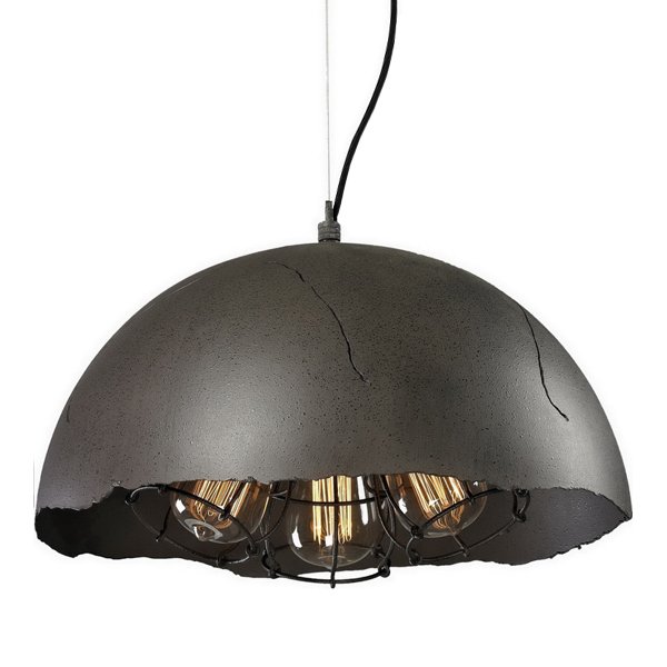 Подвесной светильник Uneven Edge Loft Pendant lamp 3 Графит в Сочи | Loft Concept 