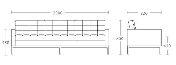 Диван Florence Knoll sofa в Сочи