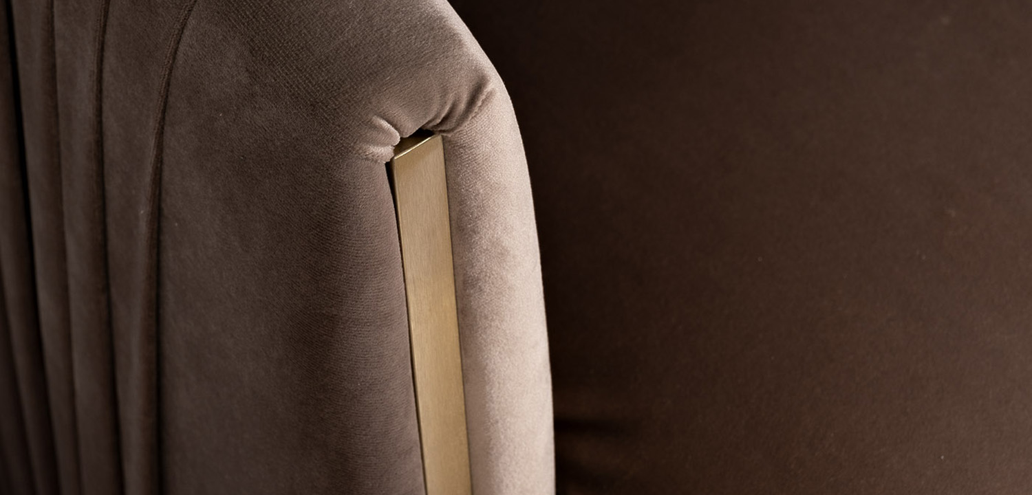 Диван трехместный велюр Bolger sofa three-seater velvet - фото №3