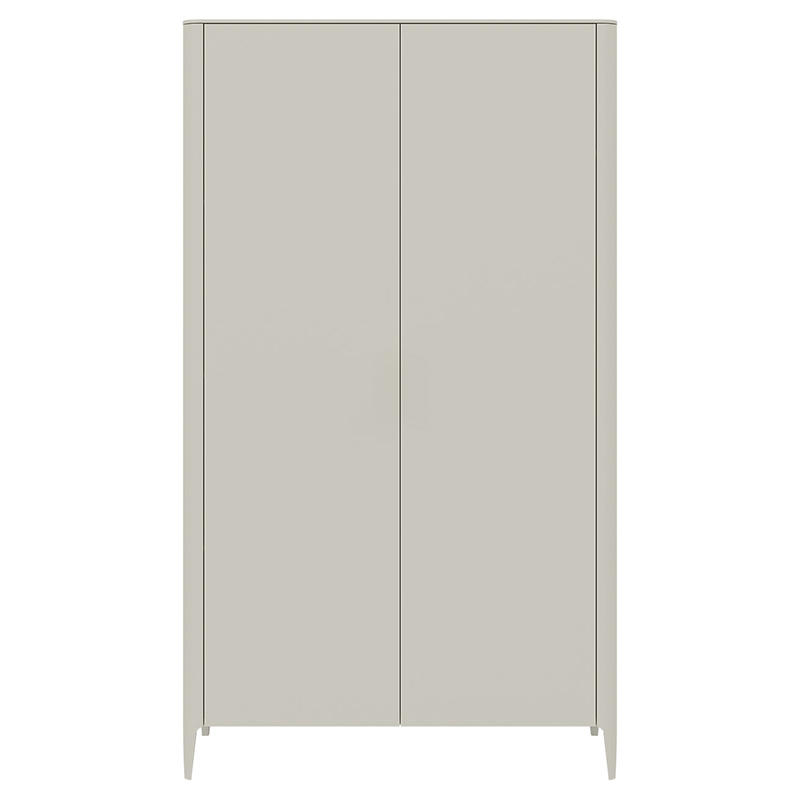 Шкаф двухстворчатый молочного цвета Type Молочный в Сочи | Loft Concept 