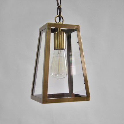 Подвесной светильник Loft Industrial Ortogonal pendant Brass  в Сочи | Loft Concept 