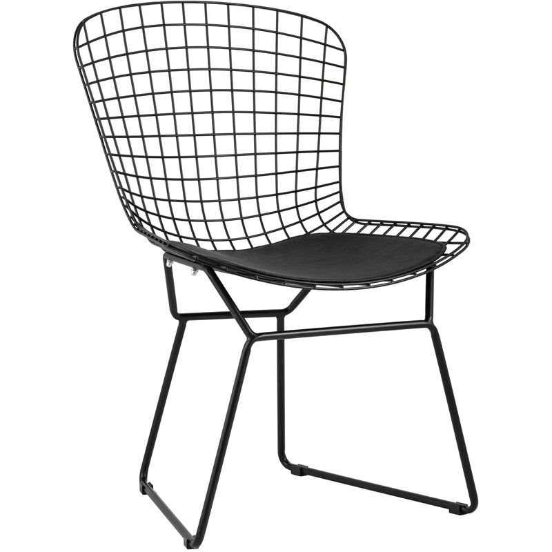 Стул Bertoia Chair Черный Матовый Металл Черный в Сочи | Loft Concept 