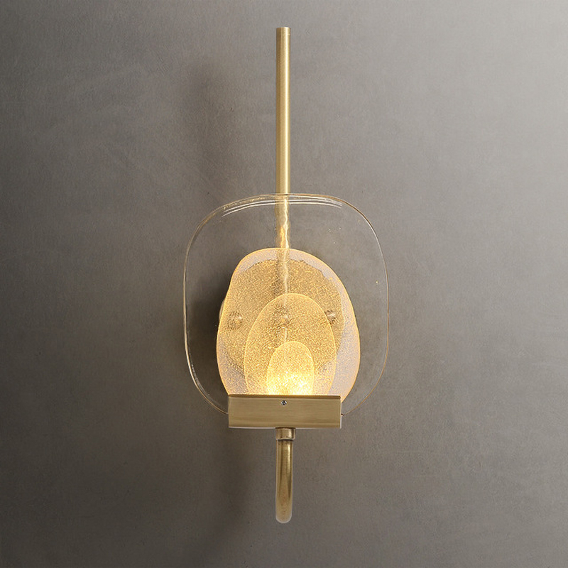 Бра Gold Radiance sconce Латунь Прозрачный в Сочи | Loft Concept 