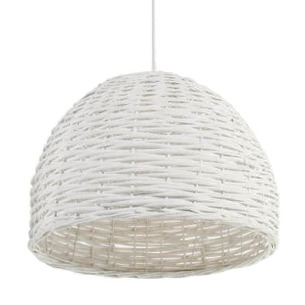 Подвесной светильник Wicker Pendant White Белый в Сочи | Loft Concept 