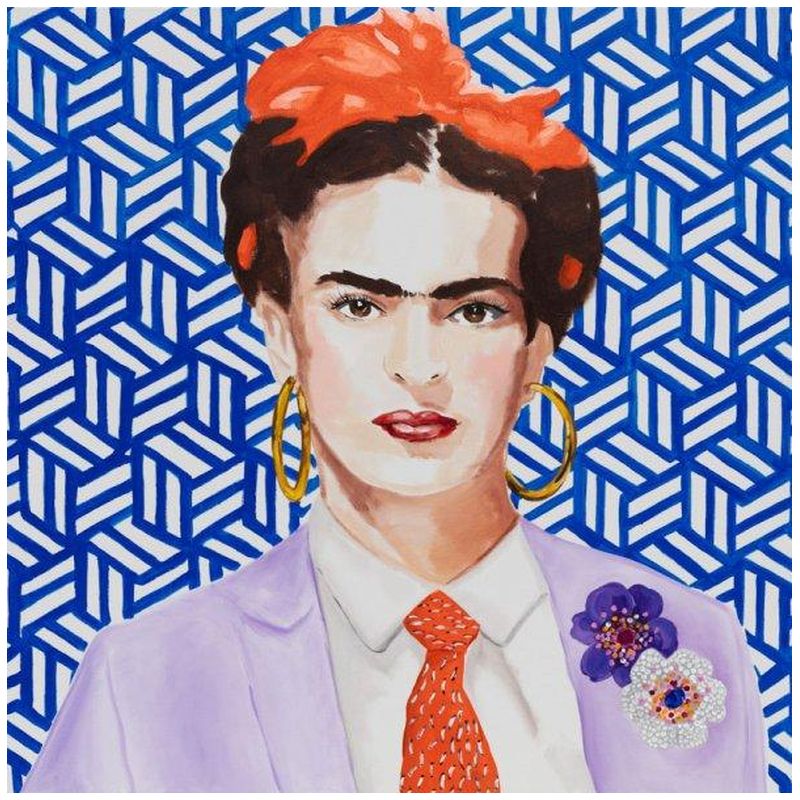 Картина Frida with Lavender Power Suit and Tie Мульти в Сочи | Loft Concept 