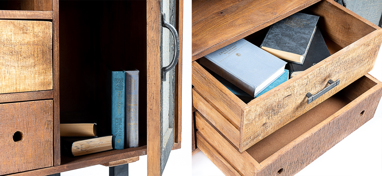 Комод ручной работы Texture Contrast - фото №1