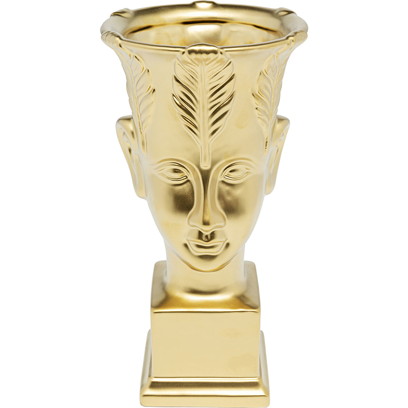 Ваза Golden Face Vase 31 Золотой в Сочи | Loft Concept 