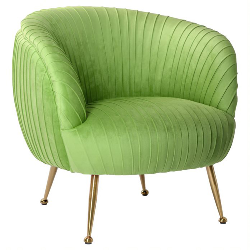 Кресло SOUFFLE CHAIR green матовое золото Зеленый в Сочи | Loft Concept 