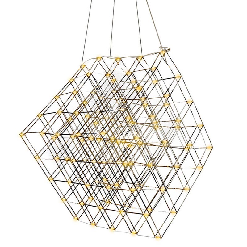 Люстра Moooi Tesseract Yellow lamp M Хром в Сочи | Loft Concept 