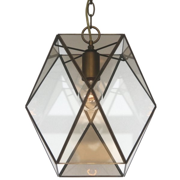 Подвесной светильник Rombius Pendant I brandy glass Темная бронза винтаж в Сочи | Loft Concept 