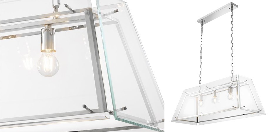 Люстра Chandelier Azure L Nickel - Loft-Concept в Сочи