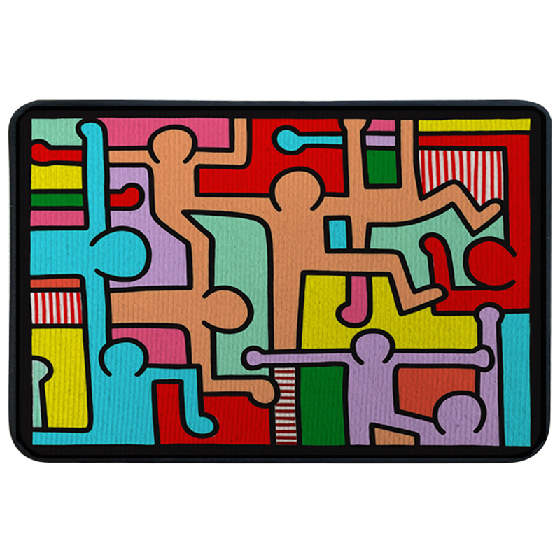 Ковер для прихожей и ванной Keith Haring Rug Мульти в Сочи | Loft Concept 