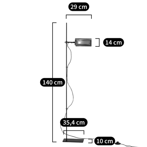 Торшер с плафоном из перфорированного металла Elledge Floor Lamp в Сочи