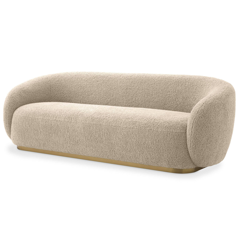 Диван Eichholtz Sofa Brice Sand Песочный Латунь в Сочи | Loft Concept 