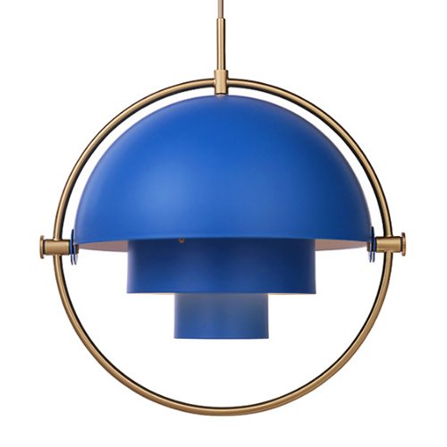 Люстра Louis Weisdorff Multi-lite Pendant Blue Латунь Синий в Сочи | Loft Concept 